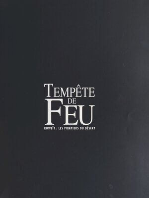 cover image of Tempête de feu